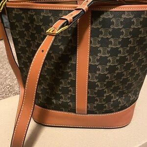 New Canvas Monogram Bucket Bag